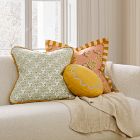 Vintage Summer Pillow Cover &amp; Throw Set