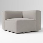 Open Box: Remi Modular Slipcovered Corner - Performance Velvet Silver