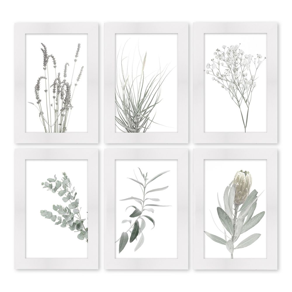 Soft Botanical Framed Wall Art by West Elm