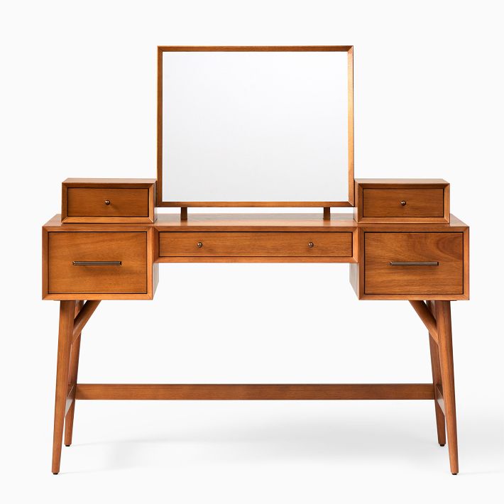 mid century modern dressing table Mid-Century with Mirror, Italy, 1960s for sale at Pamono making it easy to organize makeup Mid-Century Dressing Table Upcycle: Stunning