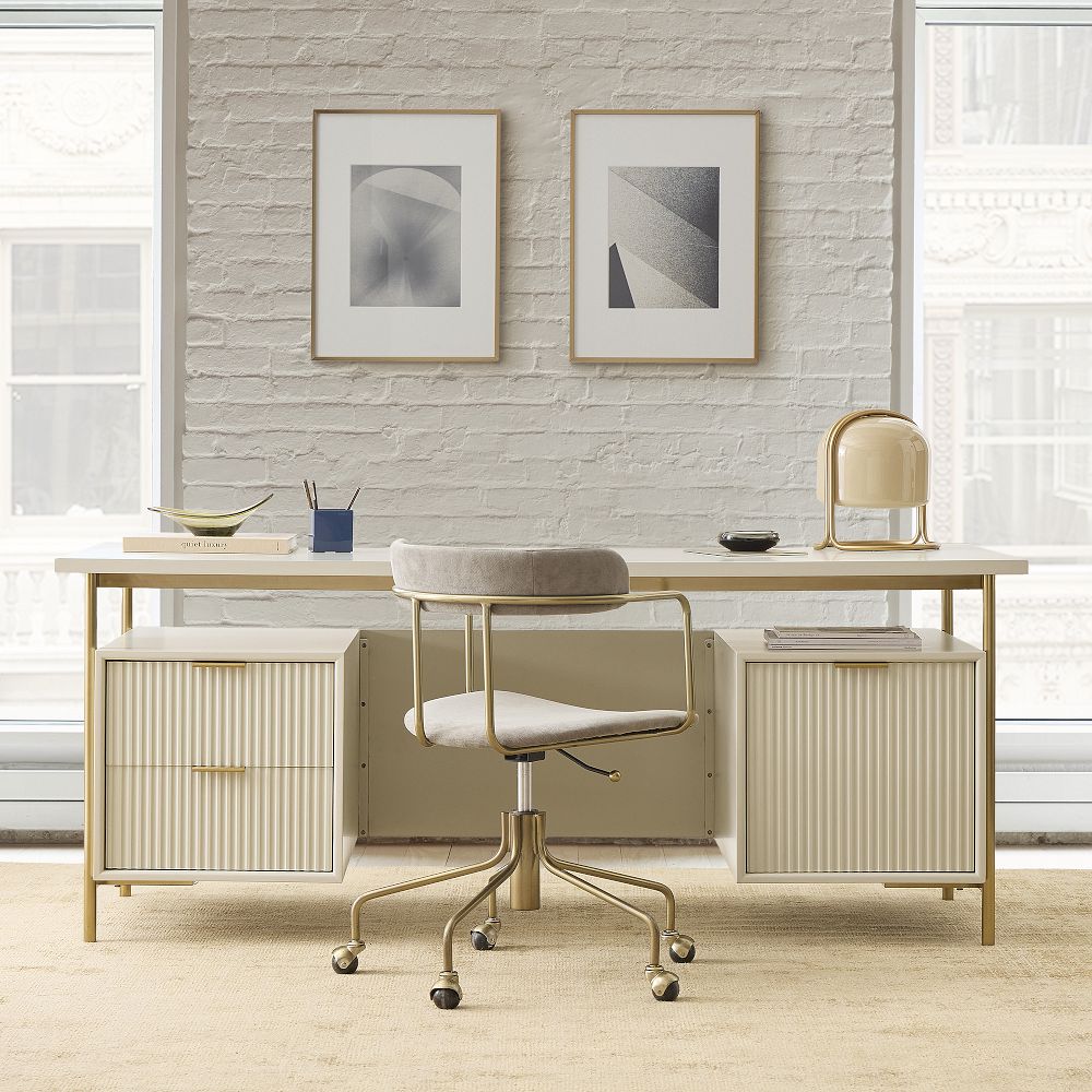 Quinn Executive Desk (74") by West Elm