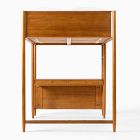 Mid-Century Double Loft Bed w/ Desk