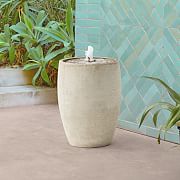 Soma Medallion Cast Stone Fountain