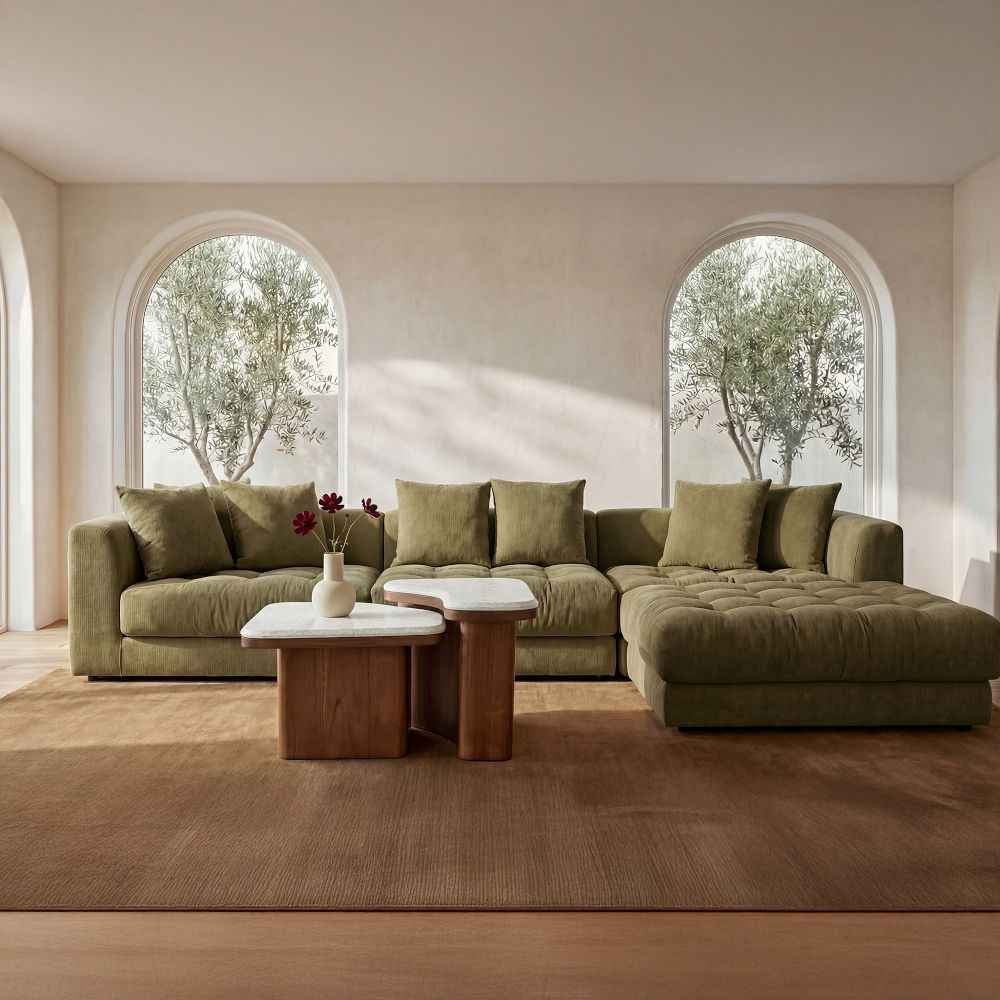 Adrienne Lounge Modular Sectional (148") by West Elm