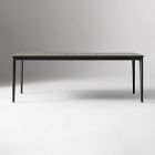 Ventura Aluminum Outdoor Dining Table (84") &amp; Dining Chairs Set