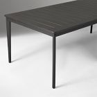Ventura Aluminum Outdoor Dining Table (84") &amp; Dining Chairs Set