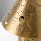 Celestial Metal Table Lamp (12")