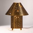 Celestial Metal Table Lamp (12")