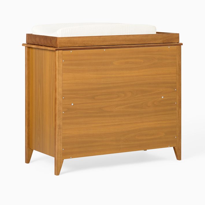 Sprout 3-Drawer Changer Dresser with Removable Changing Tray Washed Natural / White, West Elm