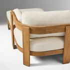 Monterey Outdoor Teak 2-Piece Chaise Sectional (99.5")