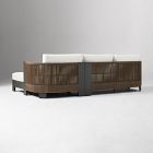 Porto Aluminum Outdoor 2-Piece Chaise Sectional (105")