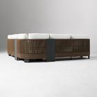 Porto Aluminum Outdoor 3-Piece L-Shaped Sectional (99")