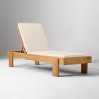 Monterey Outdoor Teak Chaise Lounge