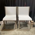 Open Box: Cusco Outdoor Textilene® Stacking Dining Chair (Set of 2) - Weathered Gray