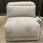 Open Box: Dalton Motion Reclining Motion Armless Single - Performance Velvet Pewter Black