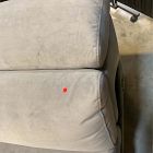 Open Box: Dalton Motion Reclining Motion Armless Single - Performance Velvet Pewter Black