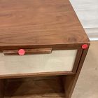 Open Box: Douglas Solid Wood Tatami Mini Nightstand (16") - Cool Walnut