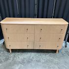 Open Box: Ellington 6-Drawer Dresser (60") - Blonde, Dark Bronze