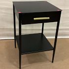 Open Box: Metalwork Mini Nightstand (16") - Hot-Rolled Steel, Antique Brass
