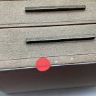 Open Box: Modern Fluted Jewelry Box, Cube (10"H) - Dune
