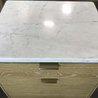 Open Box: Parker Marble Nightstand (21") -Washed Oak