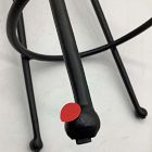 Open Box: Pierce &amp; Ward Counter Stool (26") - P&amp;W Stripe, Black Cast Metal