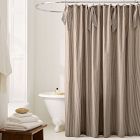Pierce &amp; Ward Cotton Linen Stripe Shower Curtain
