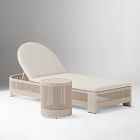 Porto Aluminum Outdoor Chaise Lounge &amp; Side Table
