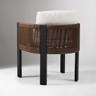 Porto Aluminum Outdoor Dining Arm Chair (Set of 2)