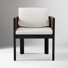 Porto Aluminum Outdoor Dining Arm Chair (Set of 2)