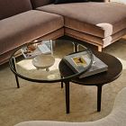Elwell Glass &amp; Metal Nesting Coffee Tables (24"&ndash;32")