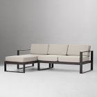 Portside Aluminum Outdoor 2-Piece Chaise Sectional (89")