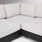 Telluride Aluminum Outdoor 4-Piece L-Shaped Sectional (148")