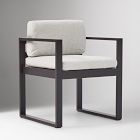 Telluride Aluminum Outdoor Arm Dining Chair (Set of 2)