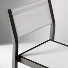 Portside Aluminum Outdoor Textilene Stacking Dining Chair (Set of 2)