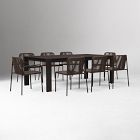 Telluride Aluminum Outdoor Extendable Table (60"&ndash;85") &amp; Oceana Dining Chairs Set