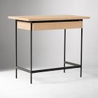 Pierce Mini Desk (36") &amp; Narrow Storage Shelf (42") Set
