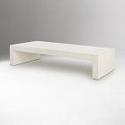 Concrete Waterfall Rectangle Coffee Table (60")