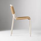 Sydney Outdoor Bistro Table (30") &amp; Stacking Dining Chairs Set
