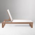 Portside Outdoor Textilene Chaise Lounge &amp; Syros Side Table (19") Set