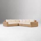 Westport Wicker Outdoor 4-Piece Sectional (136")