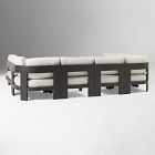 Caldera Aluminum Outdoor 6-Piece U-Shaped Sectional (126")