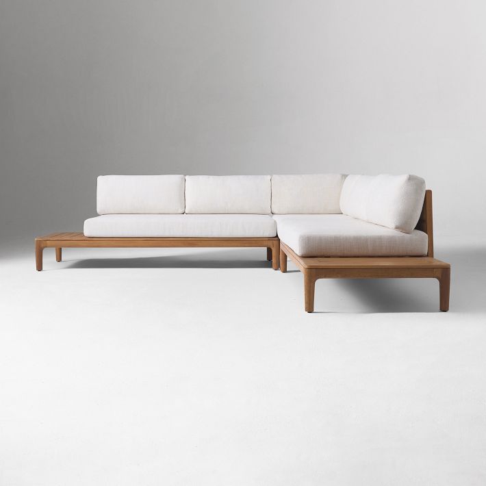 Catalina Outdoor 3-Piece L-Shaped Sectional | West Elm