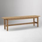 Hargrove Outdoor Extendable Dining Table (79"&ndash;109"), Benches &amp; Slope Chairs Set