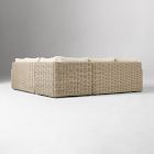 Westport Wicker Slim Profile Outdoor 3-Piece L-Shaped Sectional (97")