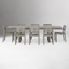 Portside Wood Outdoor Extendable Dining Table (76.5"&ndash;106") &amp; Dining Chairs Set