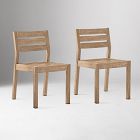 Portside Wood Outdoor Extendable Dining Table (76.5"&ndash;106") &amp; Dining Chairs Set