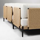Ventura Aluminum Outdoor 4-Piece L-Shaped Sectional (102")