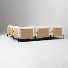 Ventura Aluminum Outdoor 4-Piece L-Shaped Sectional (102")
