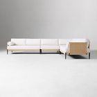 Ventura Aluminum Outdoor 4-Piece L-Shaped Sectional (102")